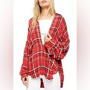 Free People Hidden Valley Button Down Shirt